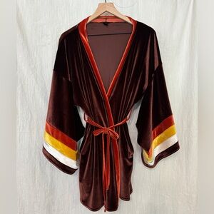Solstice Intimates 70s Stripe Short Robe